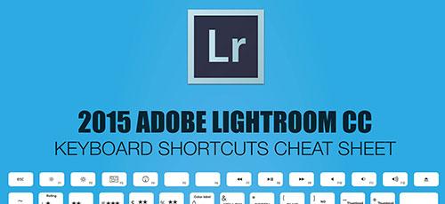 Ligtroom keyboard shortcuts cheat sheet