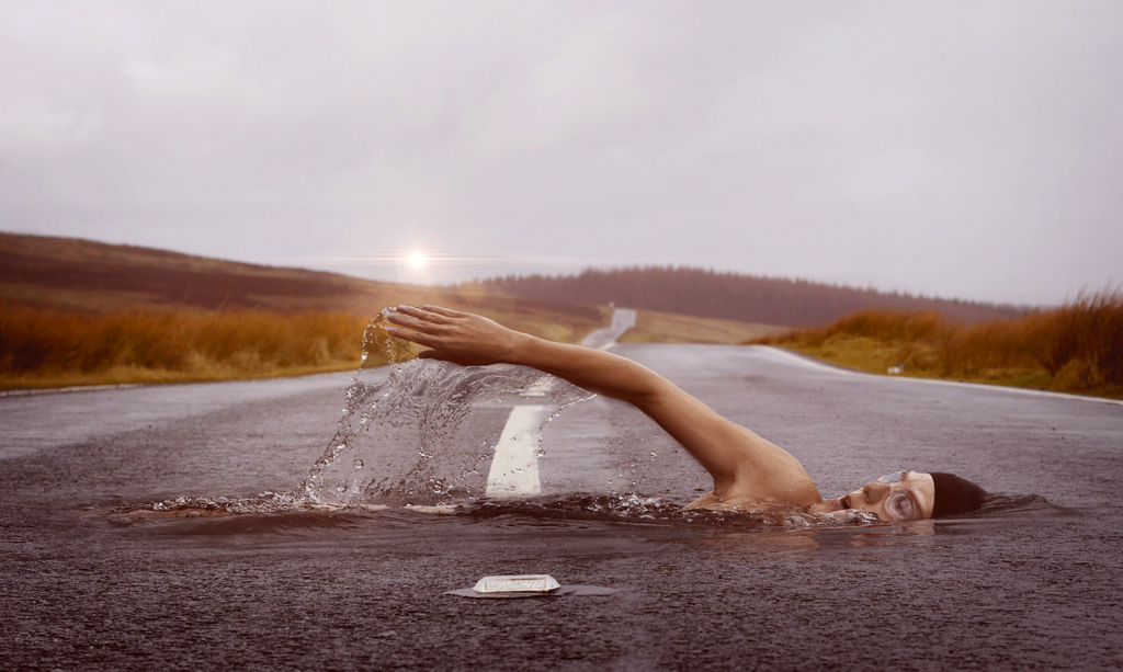 swimmer photo manipulation