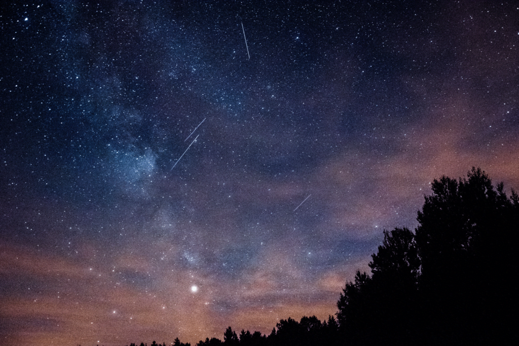 perseid meteor shower photography